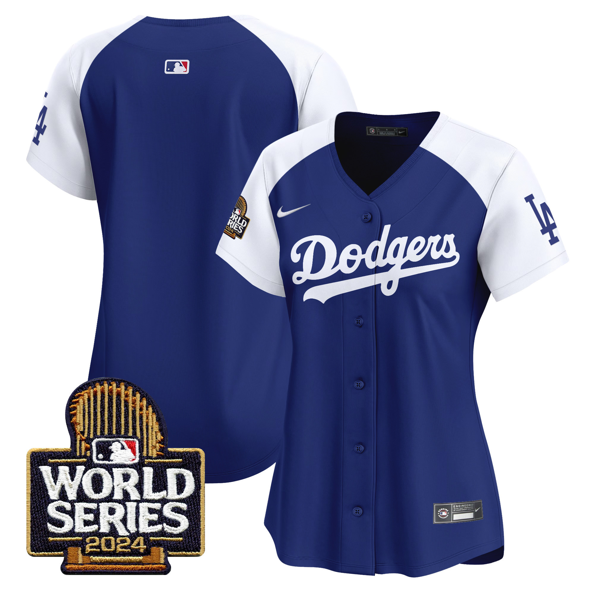 Women's Dodgers 2024 World Series Vapor Premier Limited Jersey - All Stitched - Image 30