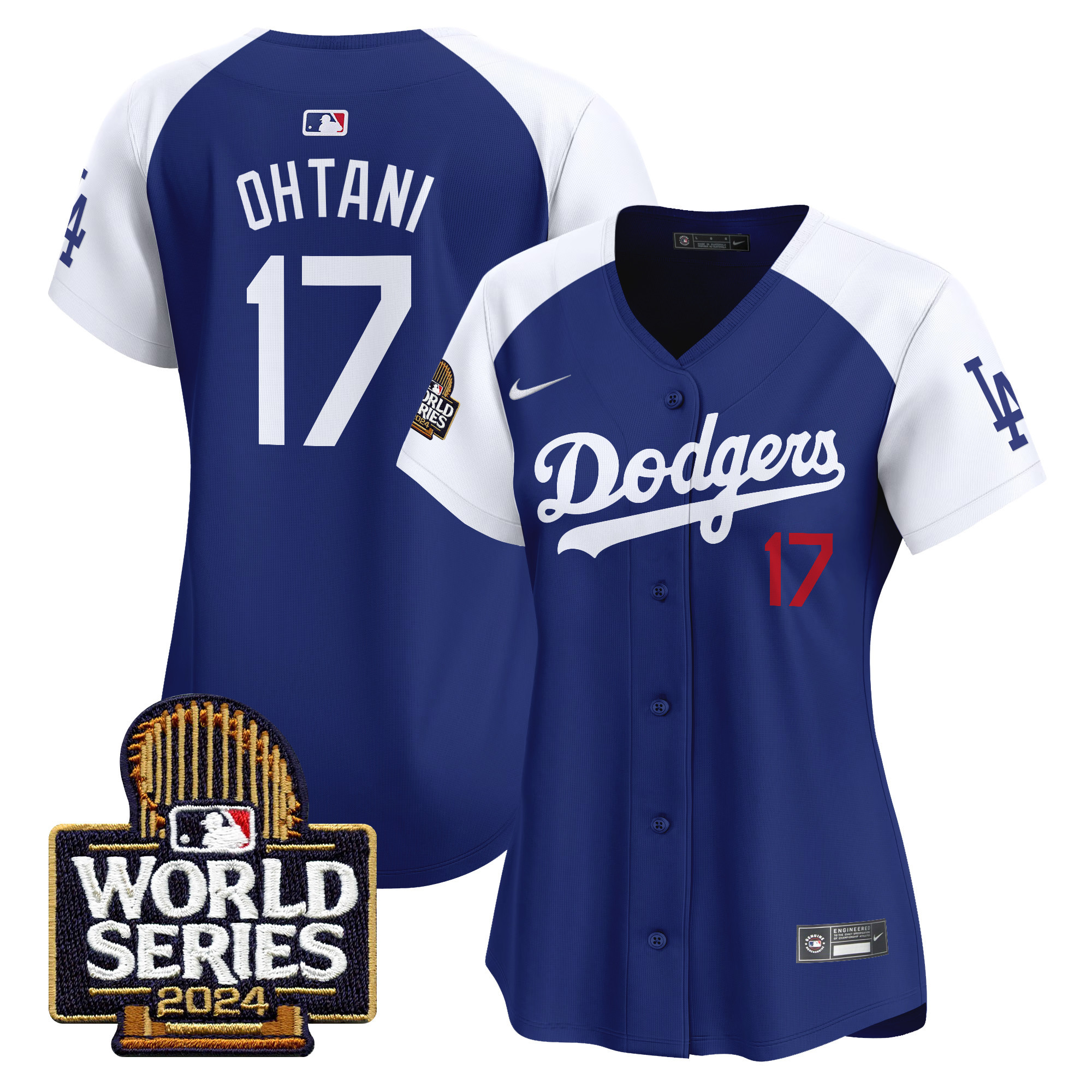 Women's Dodgers 2024 World Series Vapor Premier Limited Jersey - All Stitched - Image 22