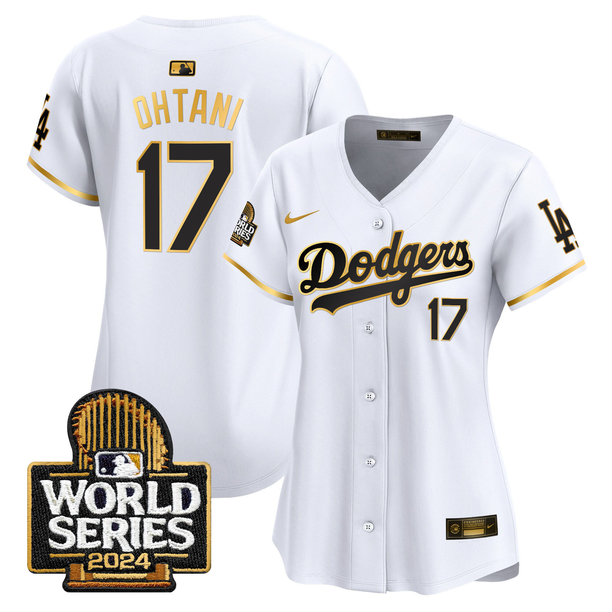 Women's Dodgers 2024 World Series Vapor Premier Limited Jersey - All Stitched - Image 52