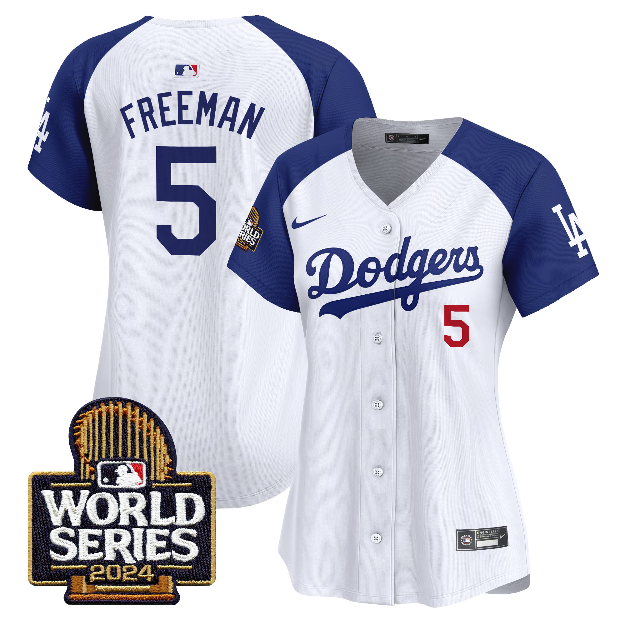 Women's Dodgers 2024 World Series Vapor Premier Limited Jersey - All Stitched - Image 33