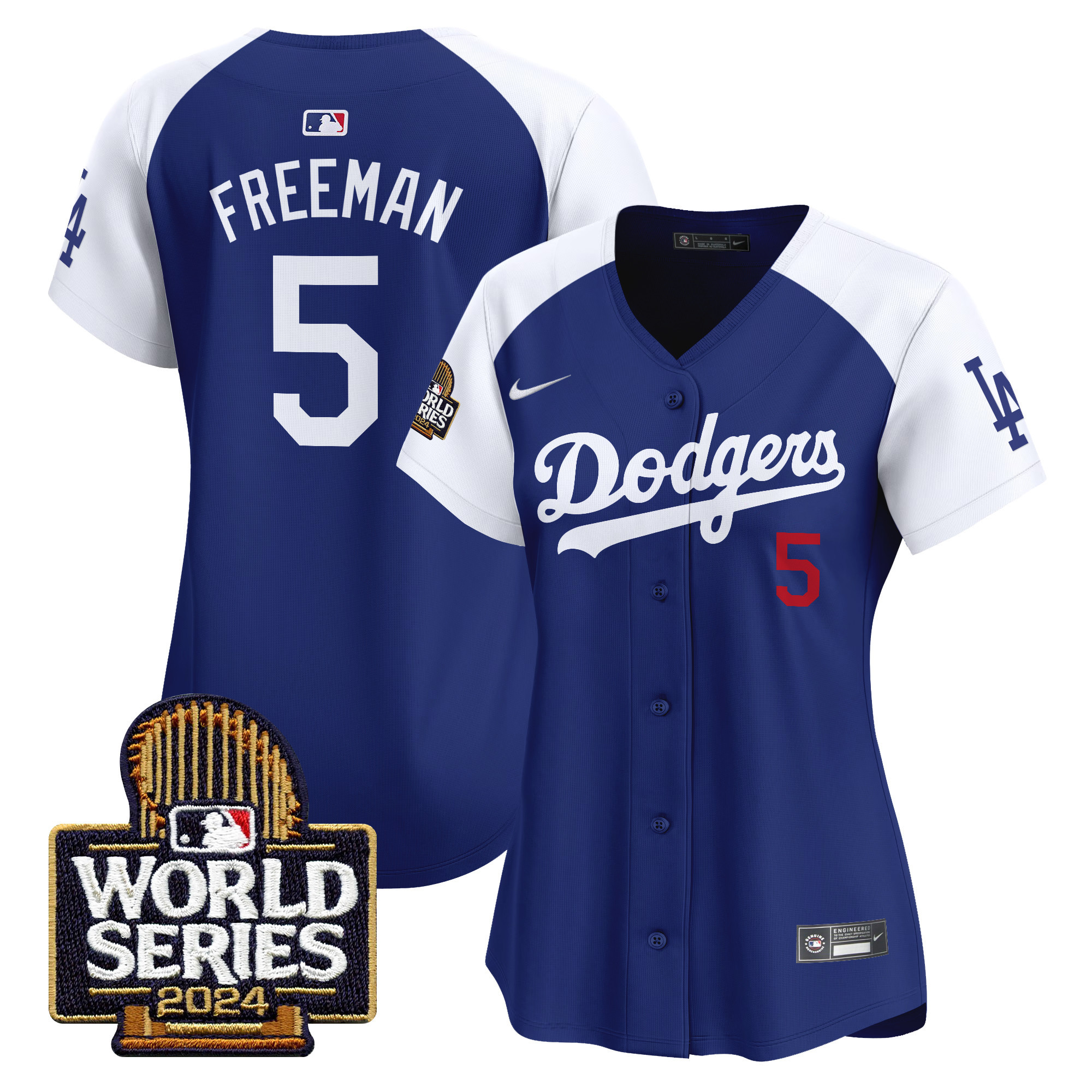 Women's Dodgers 2024 World Series Vapor Premier Limited Jersey - All Stitched - Image 23