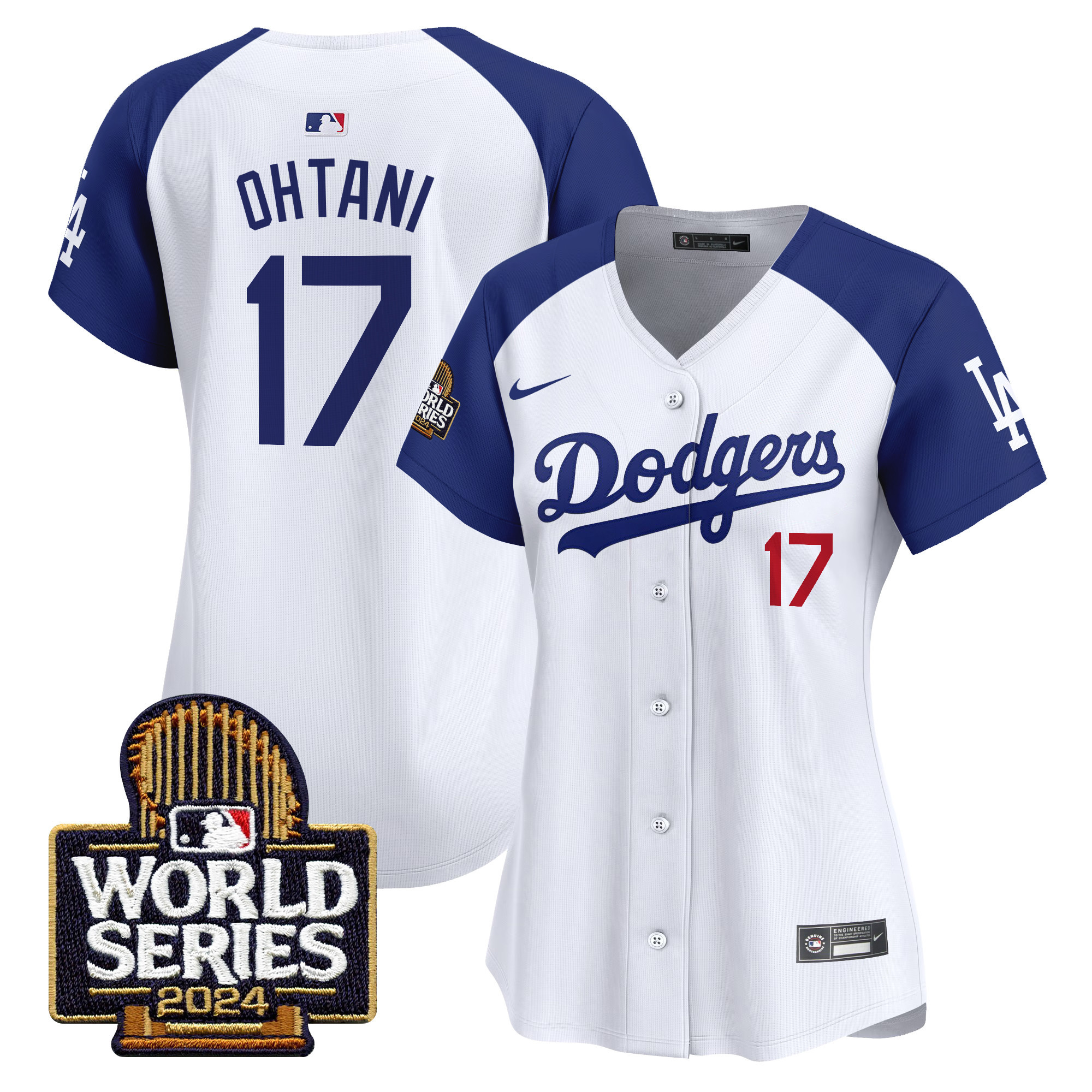 Women's Dodgers 2024 World Series Vapor Premier Limited Jersey - All Stitched - Image 32