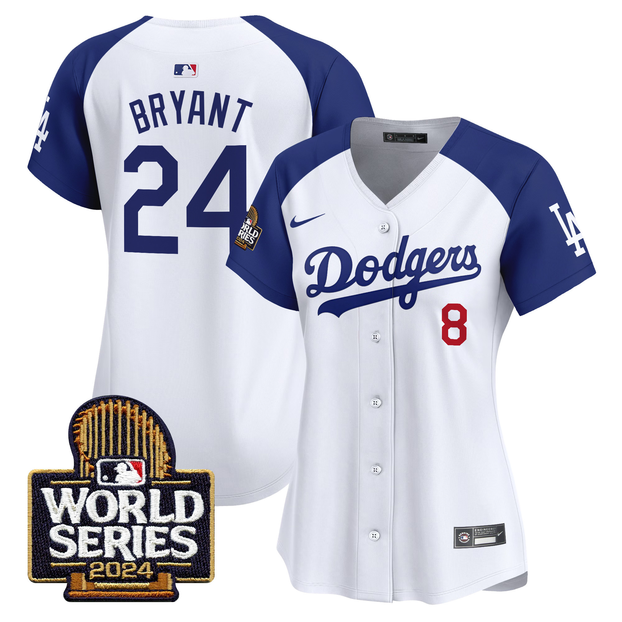 Women's Dodgers 2024 World Series Vapor Premier Limited Jersey - All Stitched - Image 35
