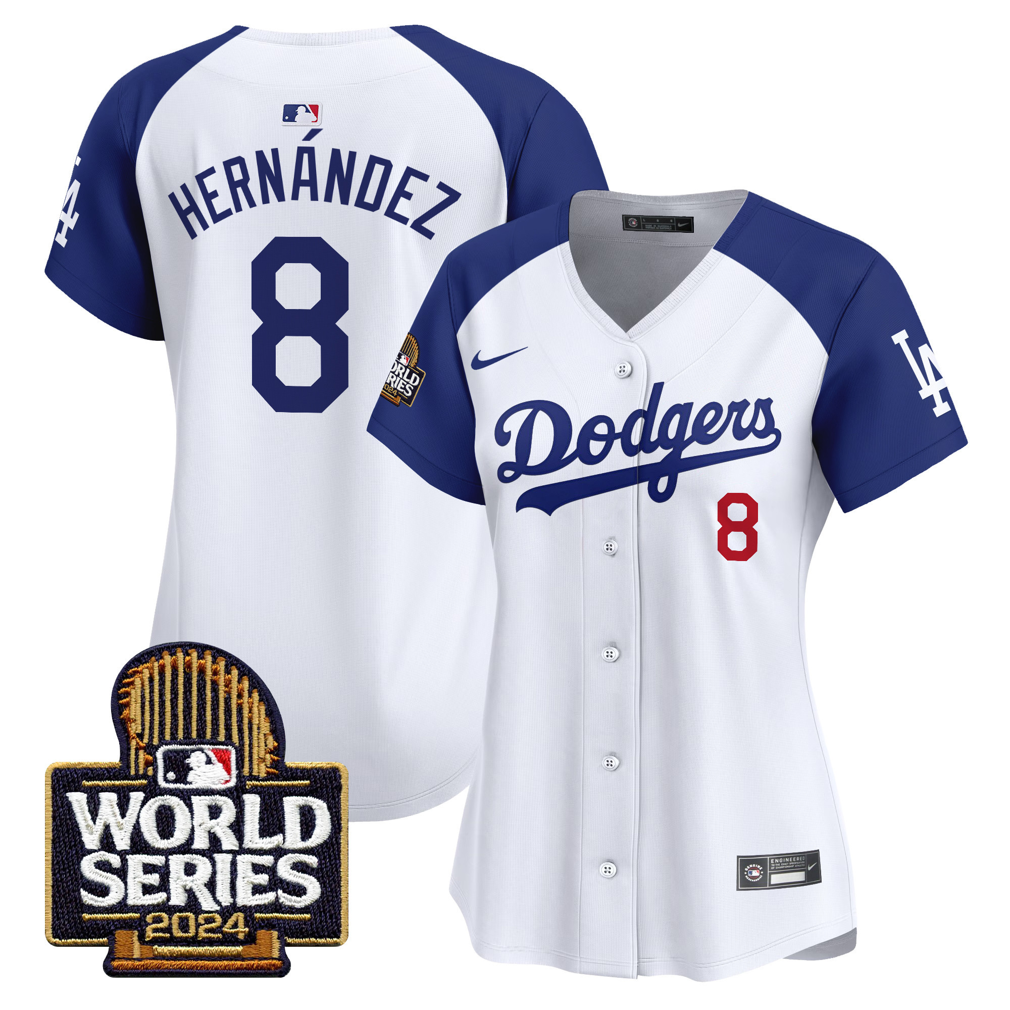 Women's Dodgers 2024 World Series Vapor Premier Limited Jersey - All Stitched - Image 37