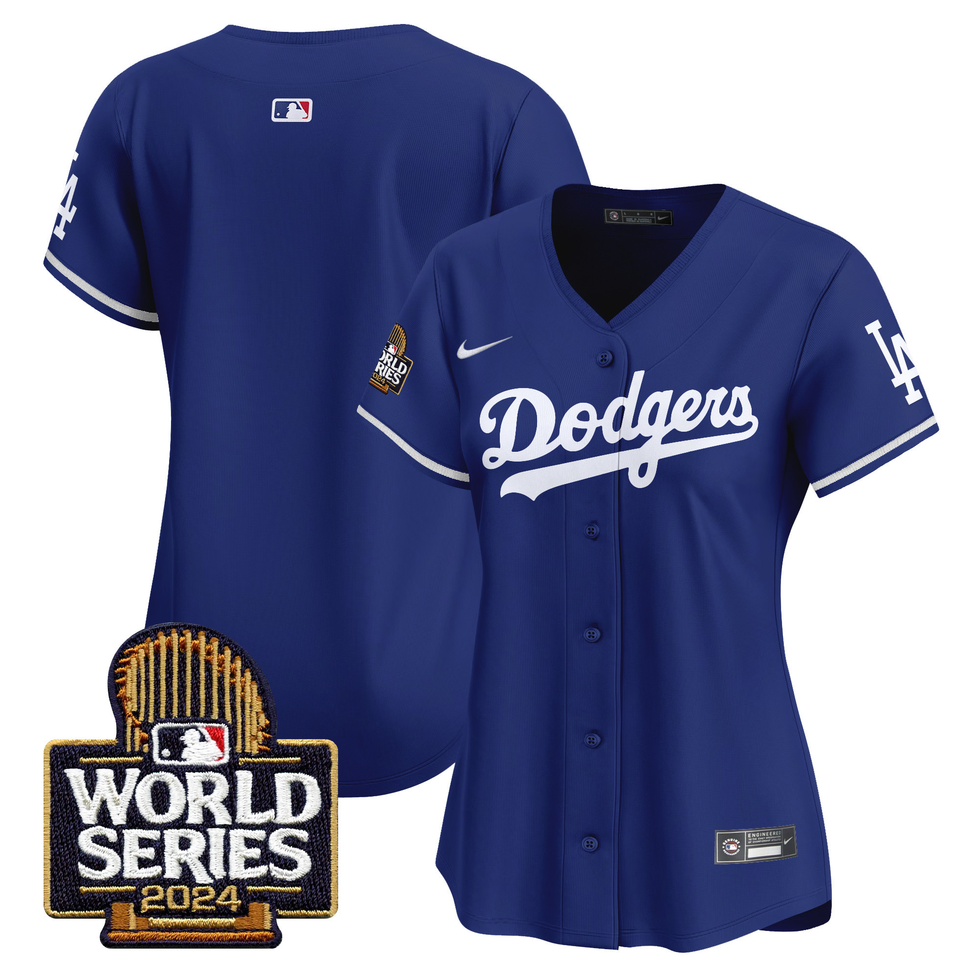 Women's Dodgers 2024 World Series Vapor Premier Limited Jersey - All Stitched - Image 20