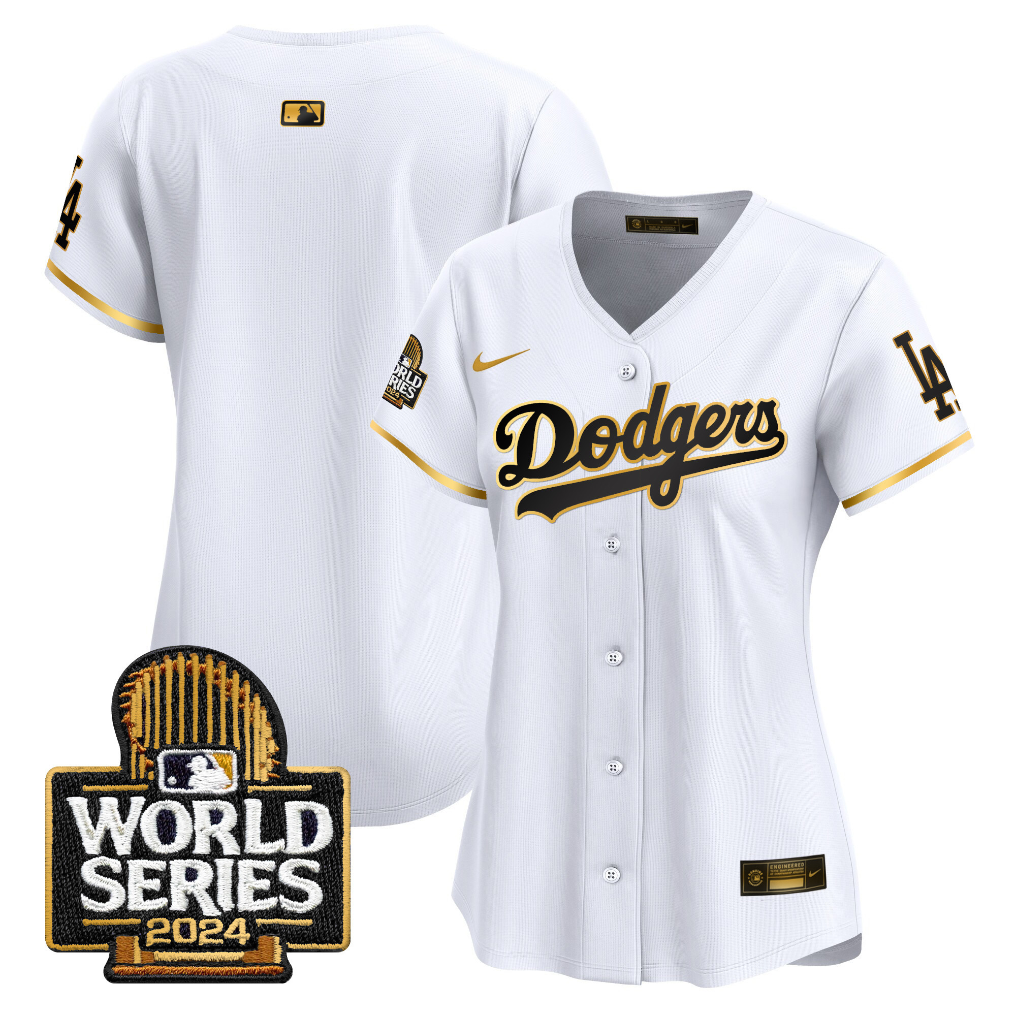 Women's Dodgers 2024 World Series Vapor Premier Limited Jersey - All Stitched - Image 60