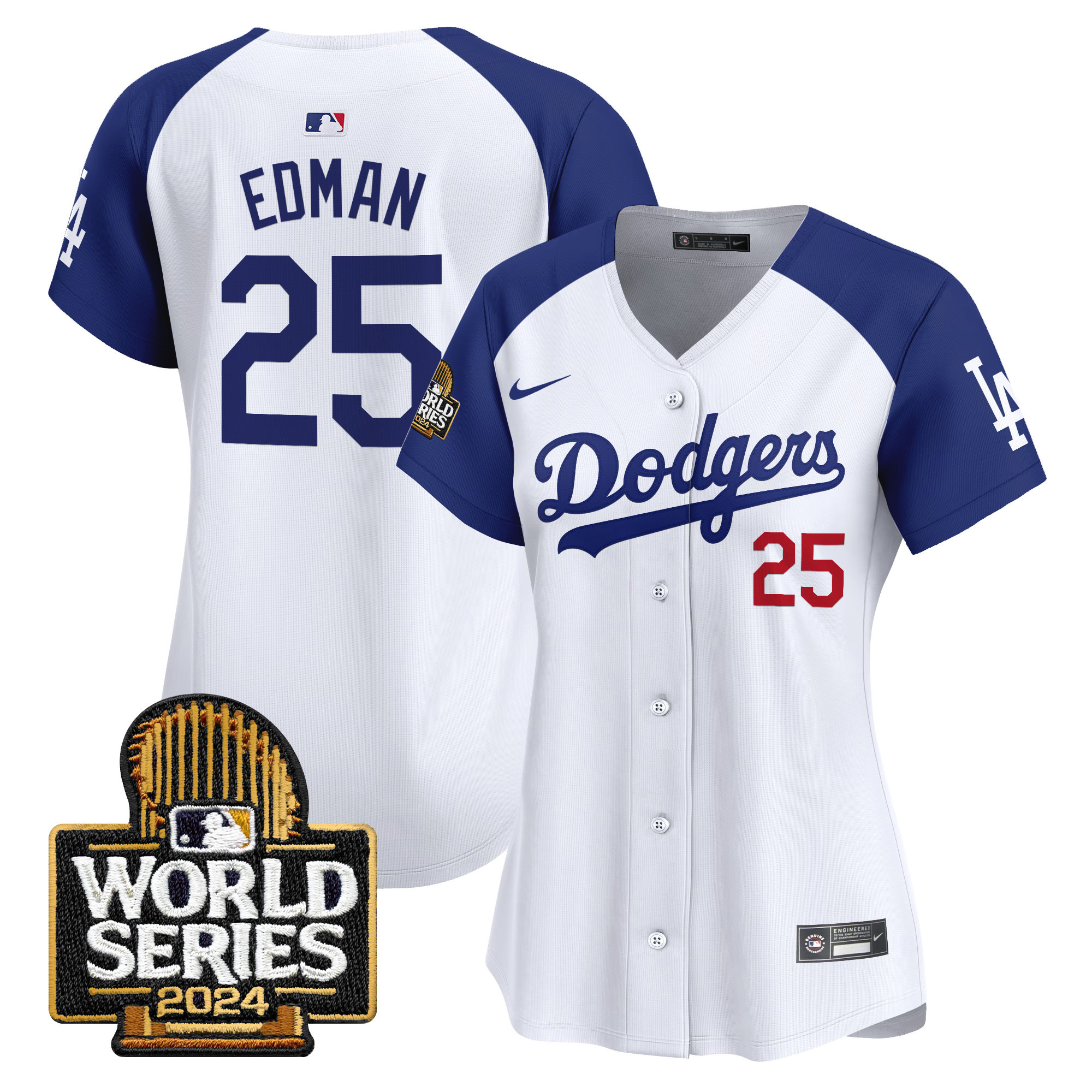 Women's Dodgers 2024 World Series Vapor Premier Limited Jersey - All Stitched - Image 39