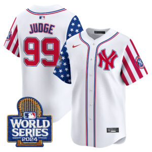 Men's Yankees American Style 2024 World Series Vapor Premier Limited Jersey - All Stitched