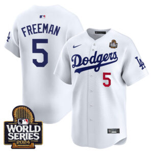 Men's Dodgers 2024 World Series Vapor Premier Limited Jersey V2 - All Stitched