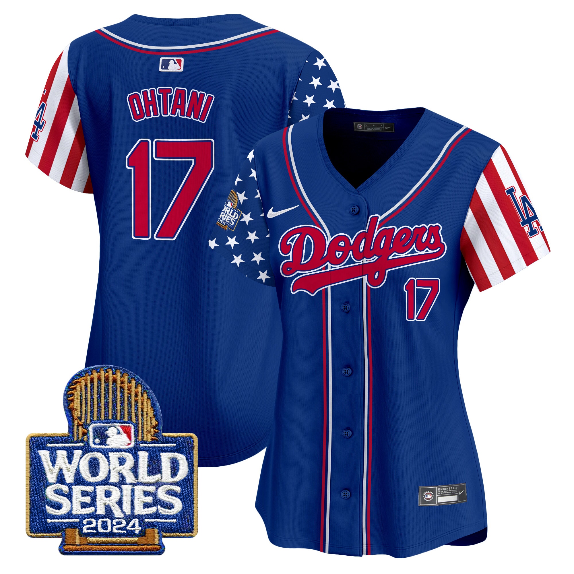 Women's Dodgers American Style 2024 World Series Vapor Premier Limited Jersey - All Stitched - Image 23
