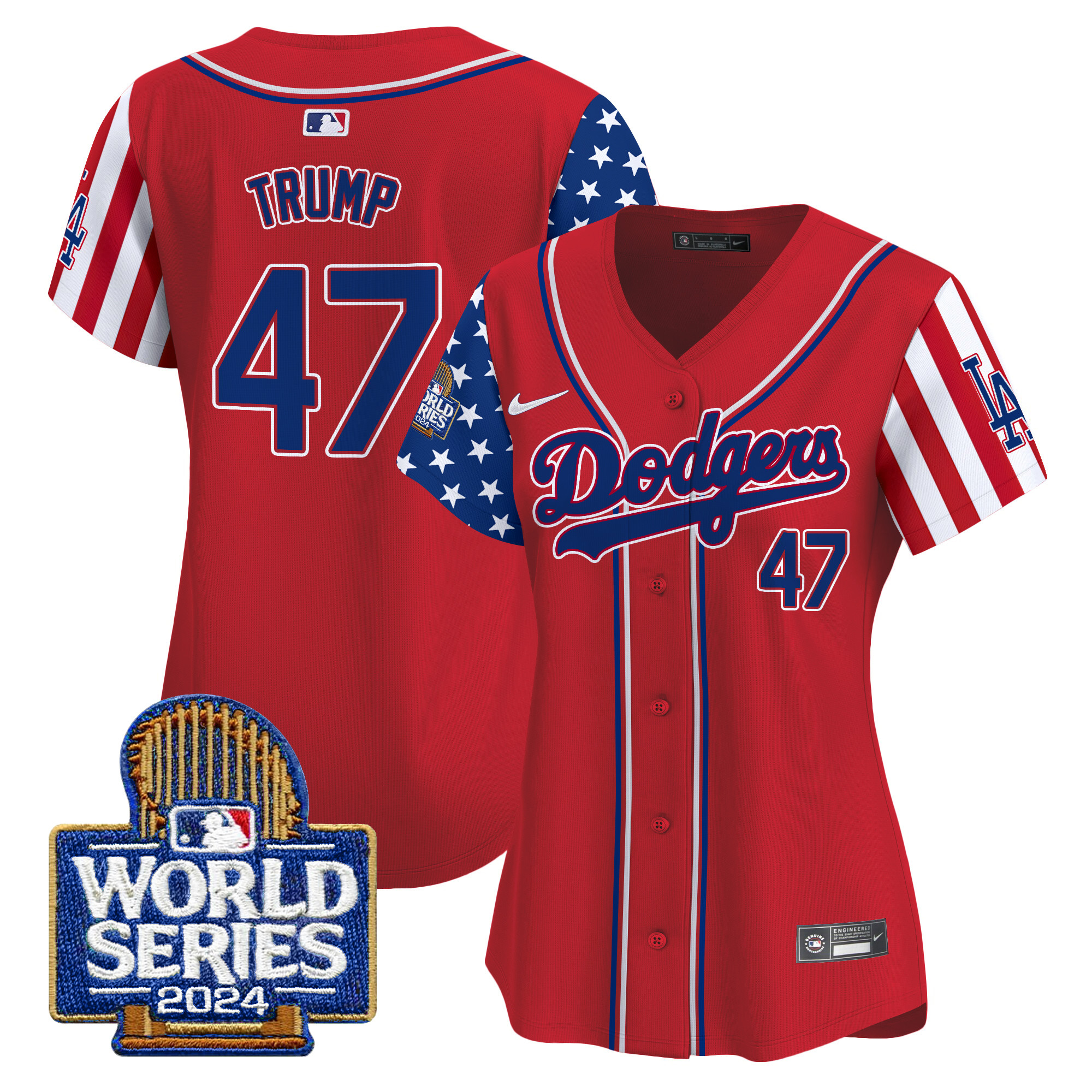Women's Dodgers American Style 2024 World Series Vapor Premier Limited Jersey - All Stitched - Image 20