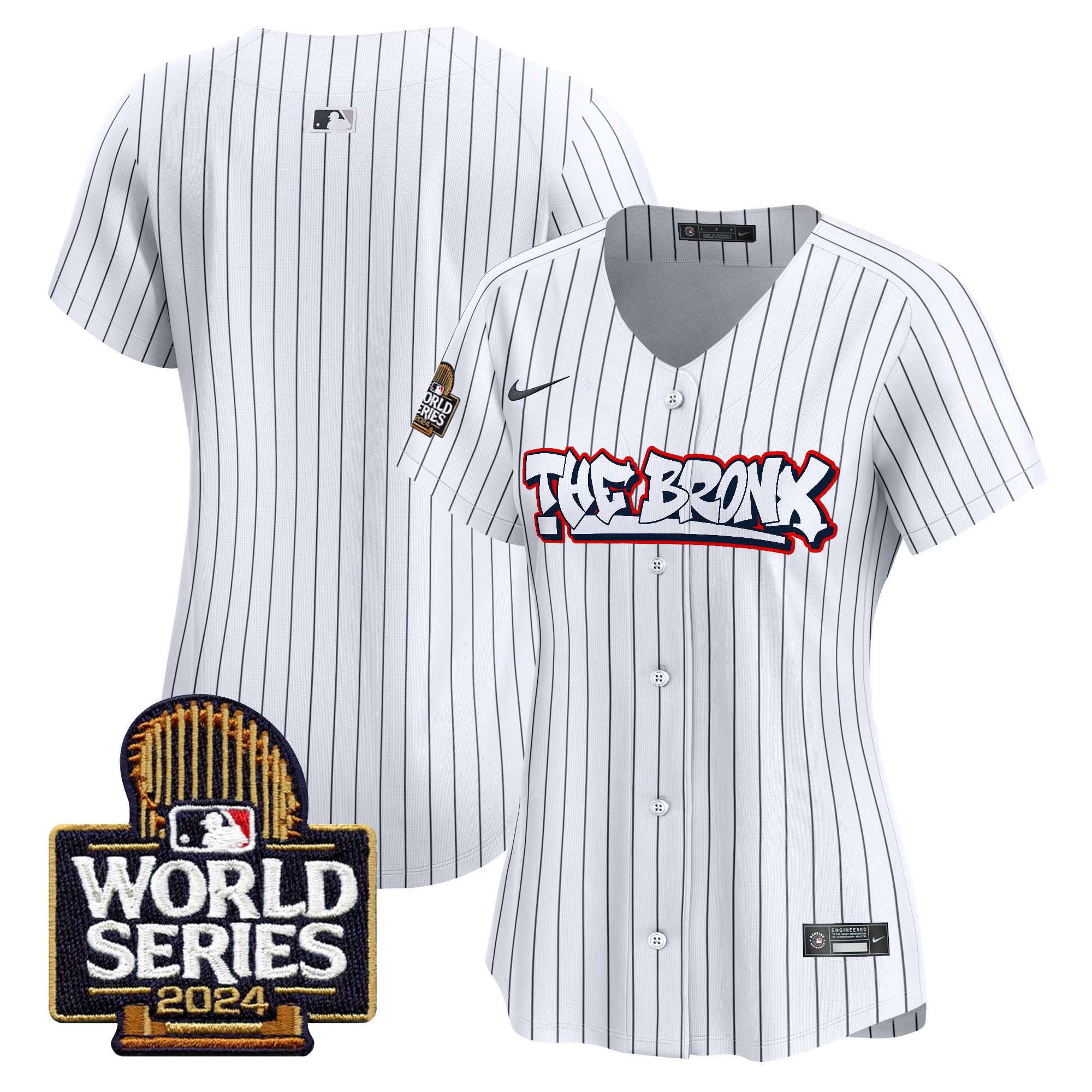 Women's Yankees The Bronx 2024 World Series Vapor Premier Limited Jersey - All Stitched - Image 16