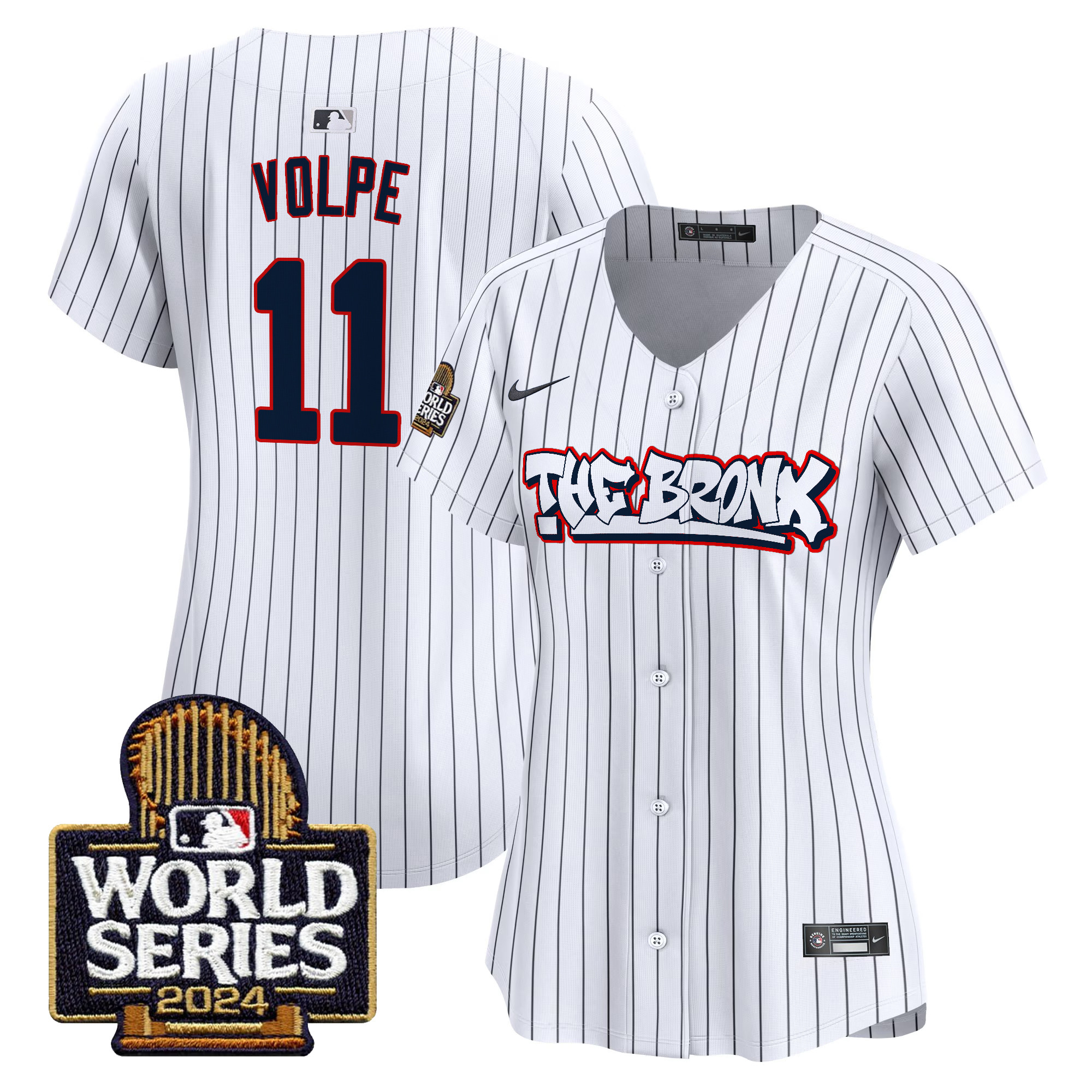 Women's Yankees The Bronx 2024 World Series Vapor Premier Limited Jersey - All Stitched - Image 10
