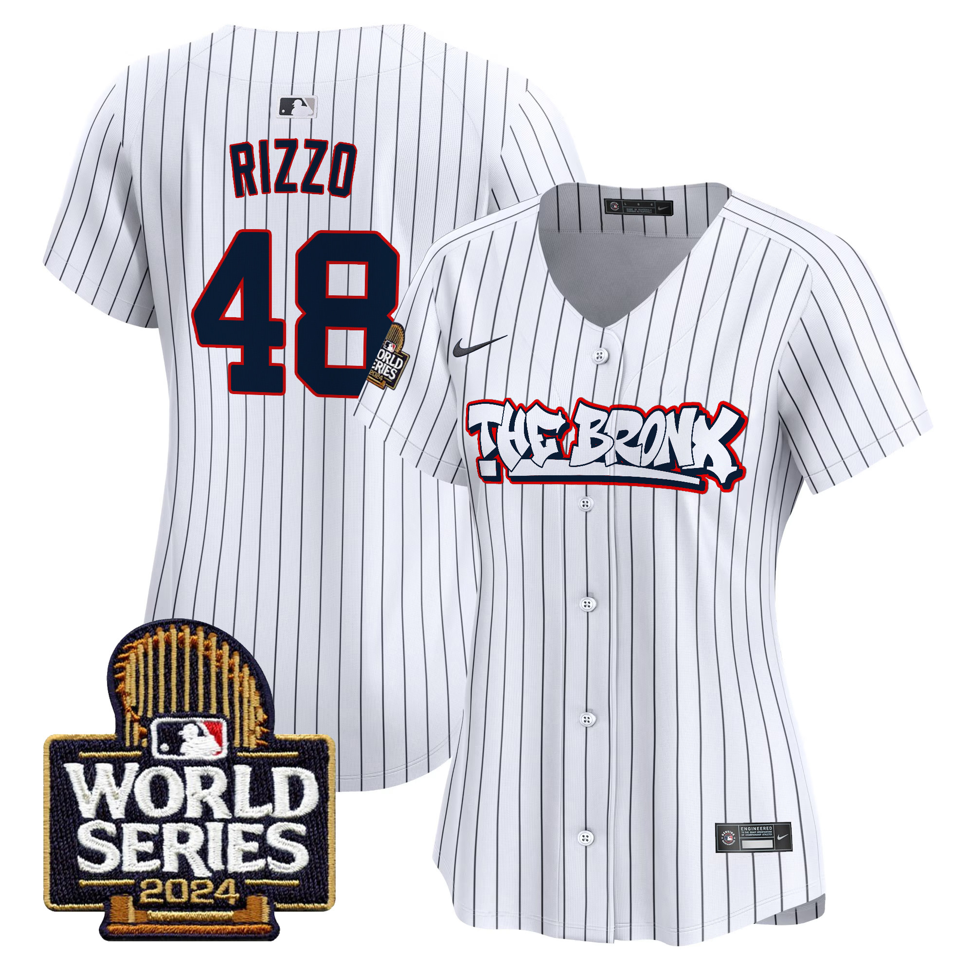 Women's Yankees The Bronx 2024 World Series Vapor Premier Limited Jersey - All Stitched - Image 15