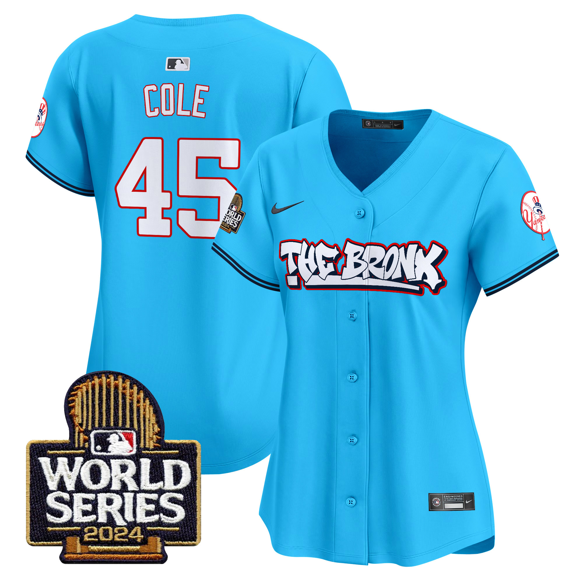 Women's Yankees The Bronx 2024 World Series Vapor Premier Limited Jersey - All Stitched - Image 29