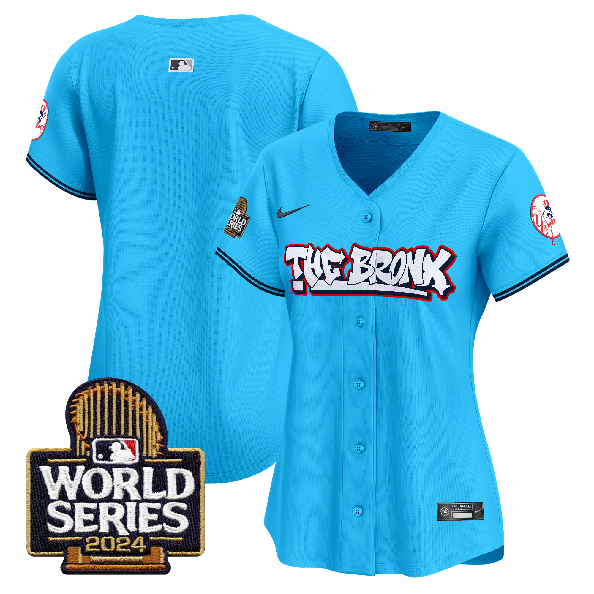 Women's Yankees The Bronx 2024 World Series Vapor Premier Limited Jersey - All Stitched - Image 32