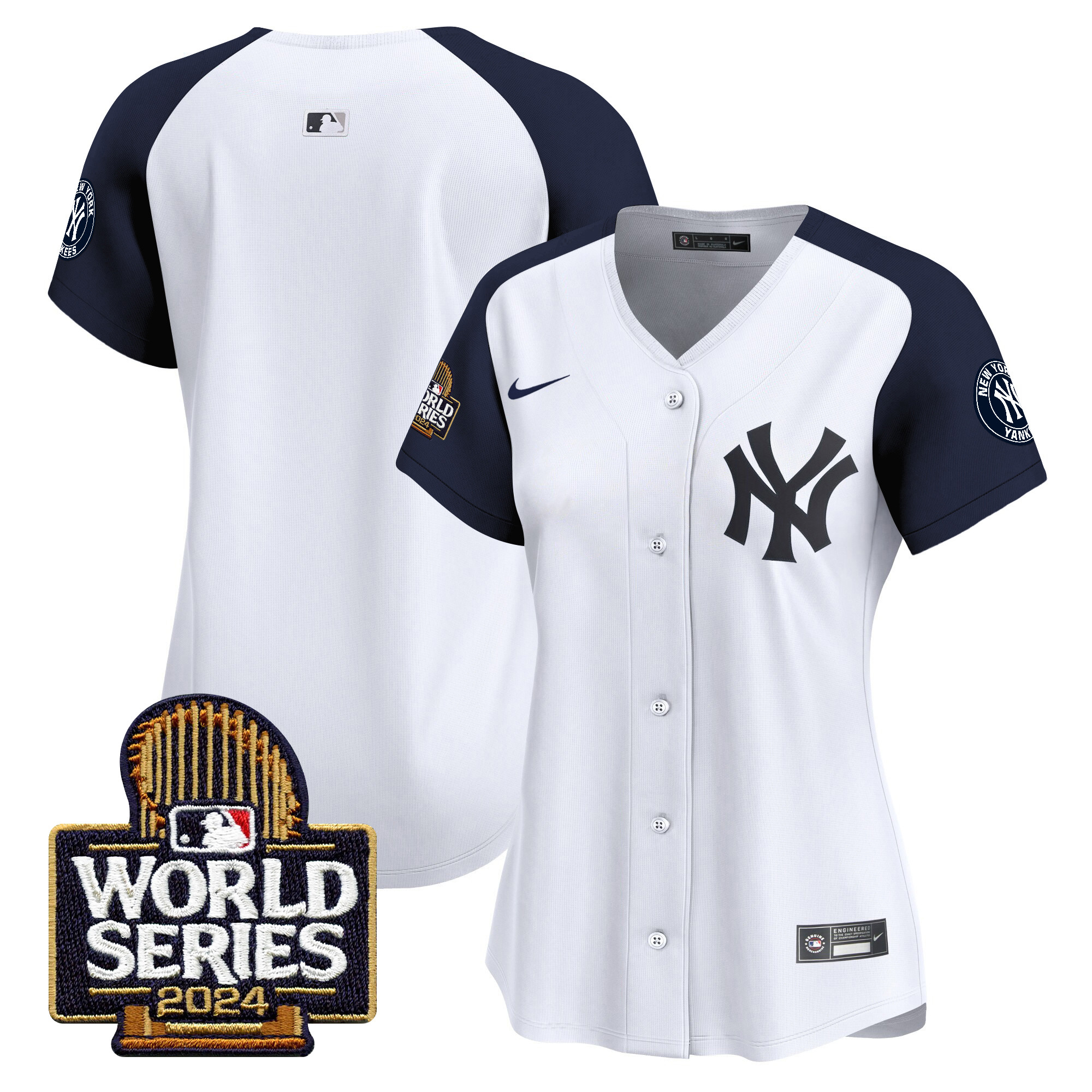 Women's Yankees 2024 World Series Vapor Premier Limited Jersey - All Stitched - Image 48