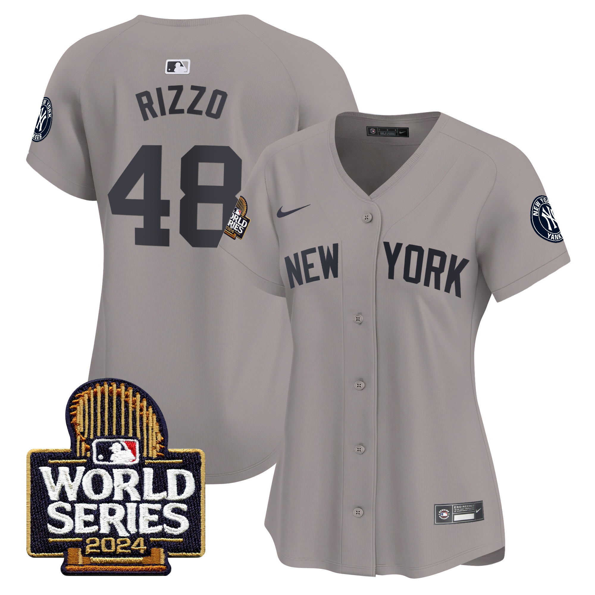 Women's Yankees 2024 World Series Vapor Premier Limited Jersey - All Stitched - Image 31