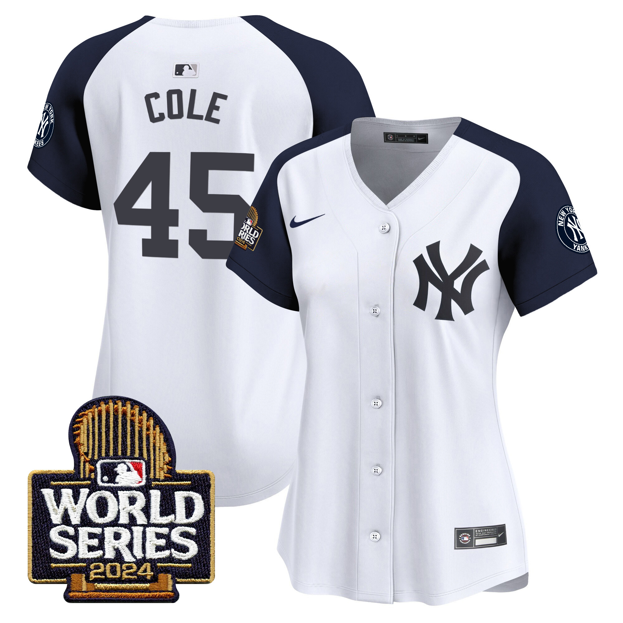 Women's Yankees 2024 World Series Vapor Premier Limited Jersey - All Stitched - Image 45