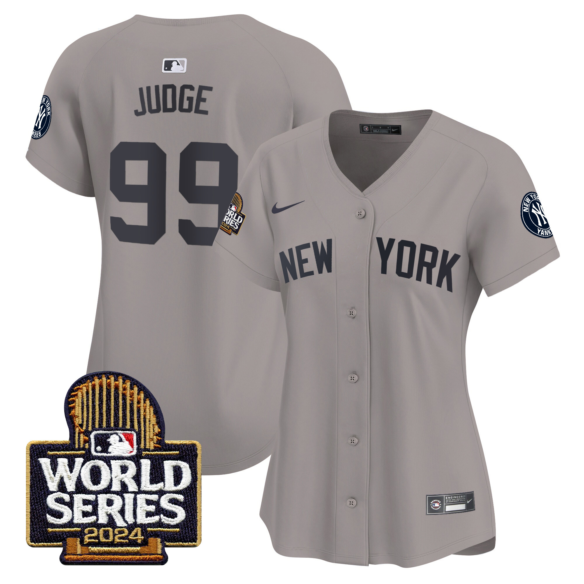 Women's Yankees 2024 World Series Vapor Premier Limited Jersey - All Stitched - Image 25