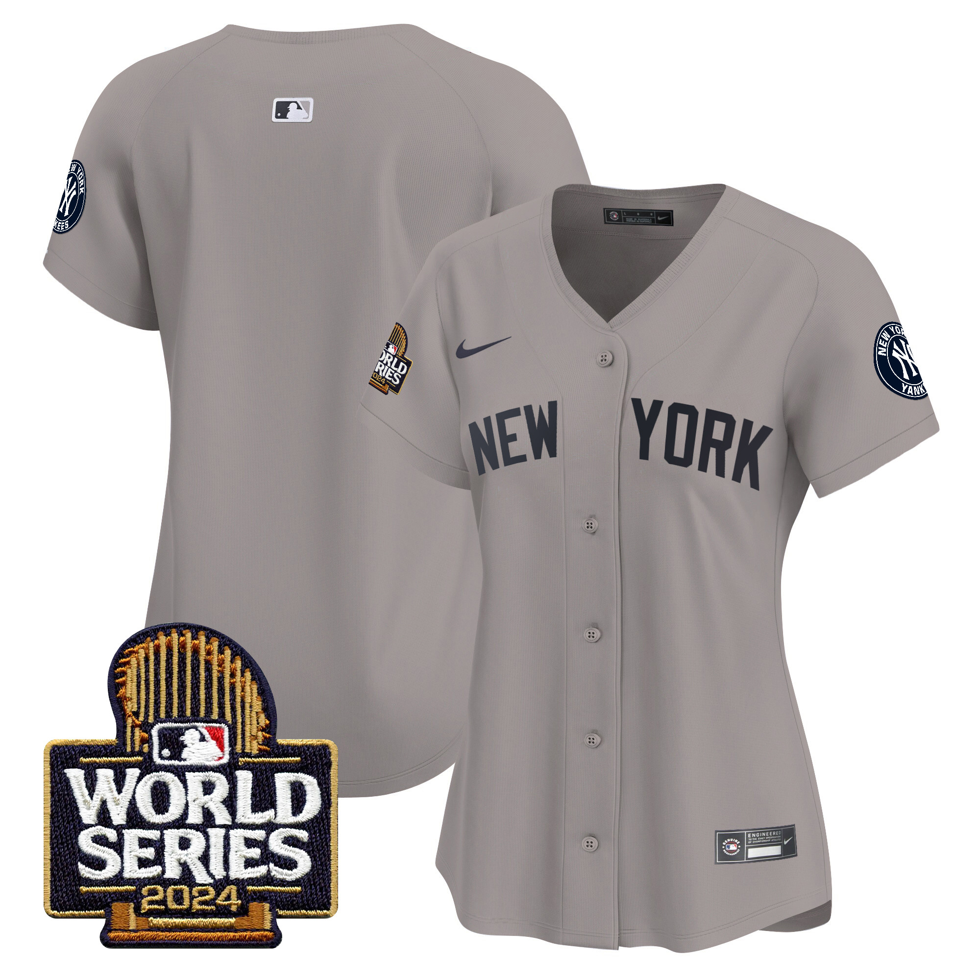 Women's Yankees 2024 World Series Vapor Premier Limited Jersey - All Stitched - Image 32