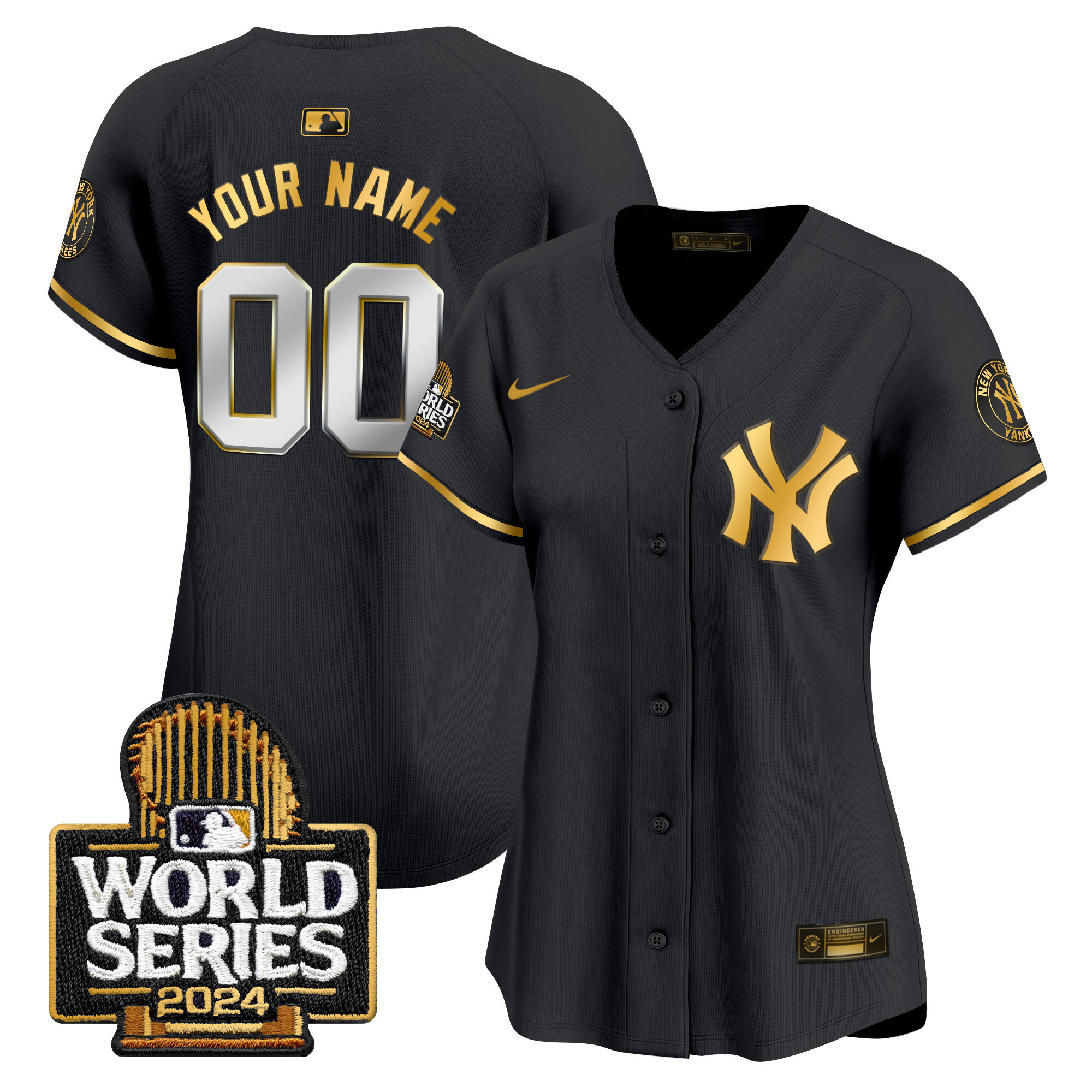 Yankees 2024 World Series Vapor Premier Limited Custom Jersey - All Stitched - Image 7