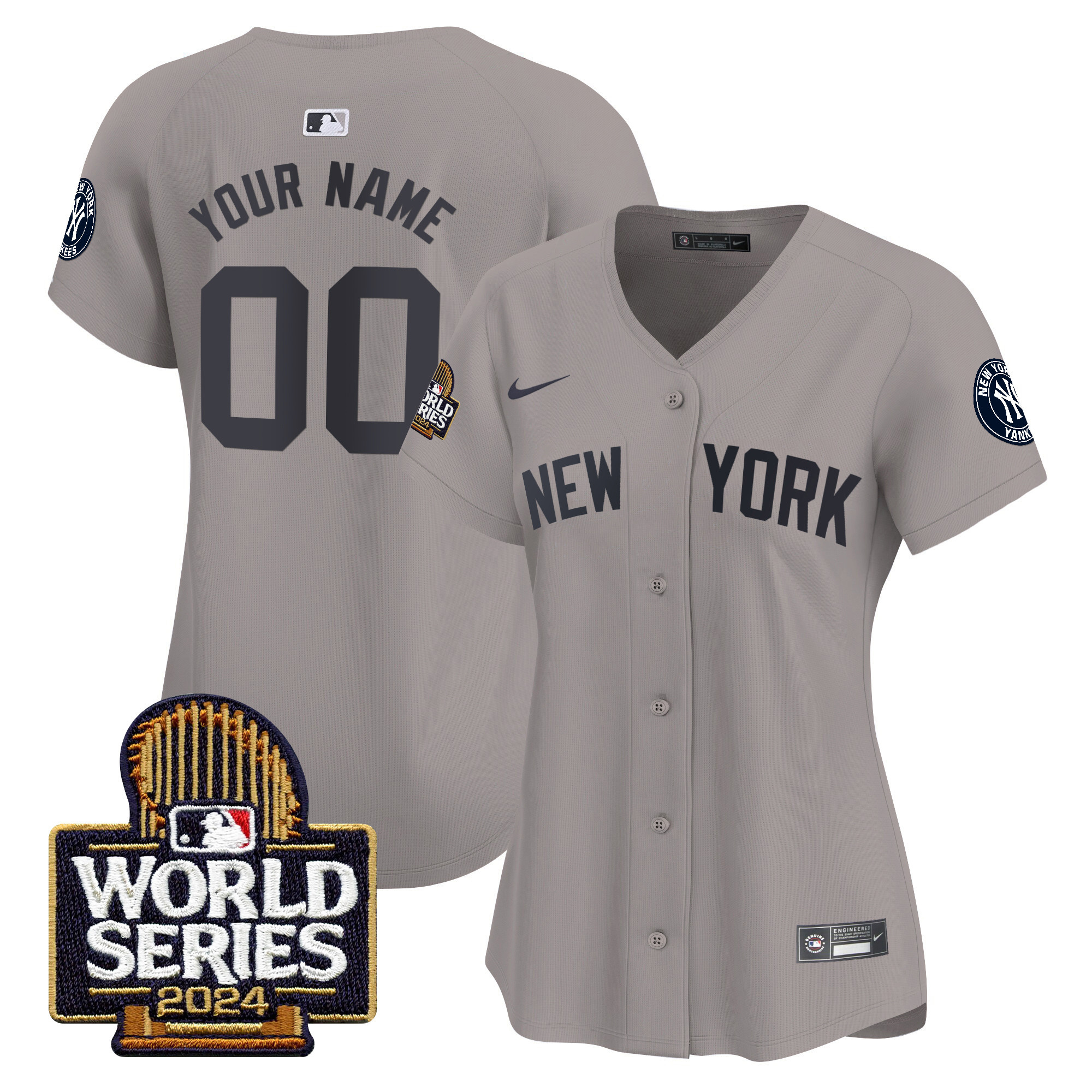 Yankees 2024 World Series Vapor Premier Limited Custom Jersey - All Stitched - Image 10
