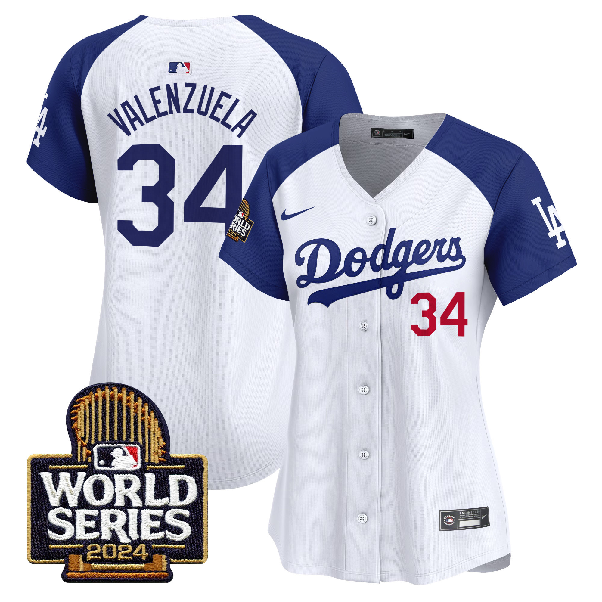 Women's Dodgers 2024 World Series Vapor Premier Limited Jersey - All Stitched - Image 31