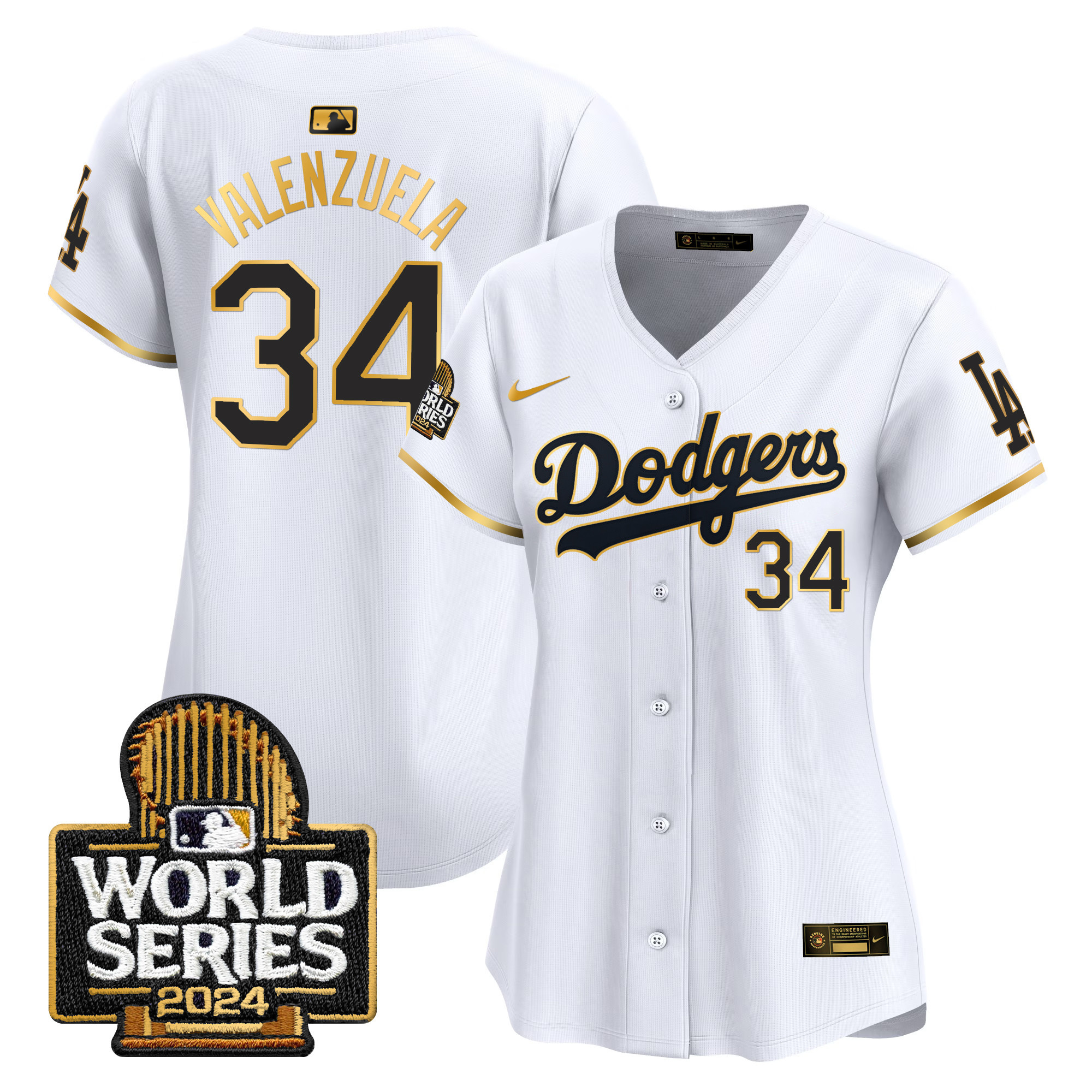 Women's Dodgers 2024 World Series Vapor Premier Limited Jersey - All Stitched - Image 51
