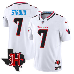 Men's Houston Texans 2024 Texas Patch Vapor Limited Jersey V5 - All Stitched