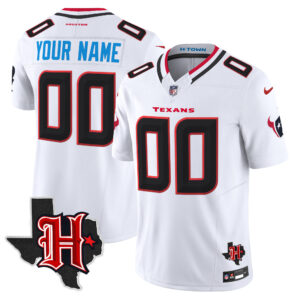 Houston Texans 2024 Texas Patch Vapor Limited Custom Jersey V5 - All Stitched