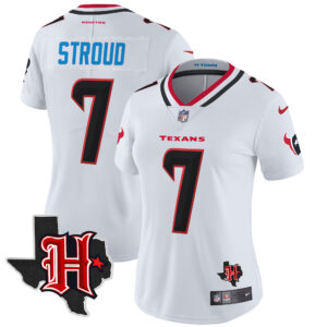 Women's Houston Texans 2024 Texas Patch Vapor Limited Jersey V5 - All Stitched