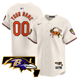 Baltimore Ravens 2024 Vapor Premier Baseball Custom Jersey - All Stitched