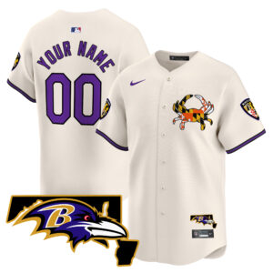 Baltimore Ravens 2024 Vapor Premier Baseball Custom Jersey V2 - All Stitched