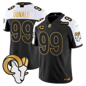 Men's Los Angeles Rams 2024 Gold Vapor Limited Jersey - All Stitched