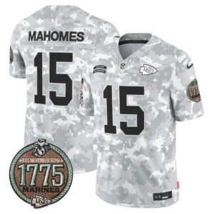 Men's Chiefs 2024 Salute to Service Establishment Year Patch Vapor Limited Jersey - All Stitched