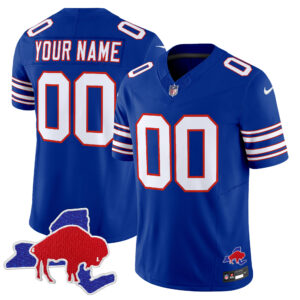 Bills Throwback 2024 Vapor Limited Custom Jersey - All Stitched
