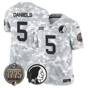 Men's Washington Redskins 2024 Salute to Service Establishment Year Patch Vapor Limited Jersey - All Stitched