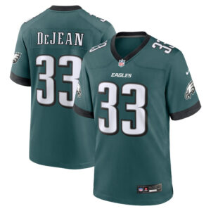 Cooper DeJean #33 Philadelphia Eagles Midnight Green Jersey - All Stitched