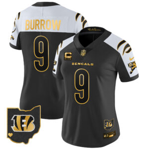 Women's Bengals 2024 Gold Vapor Limited Jersey - All Stitched