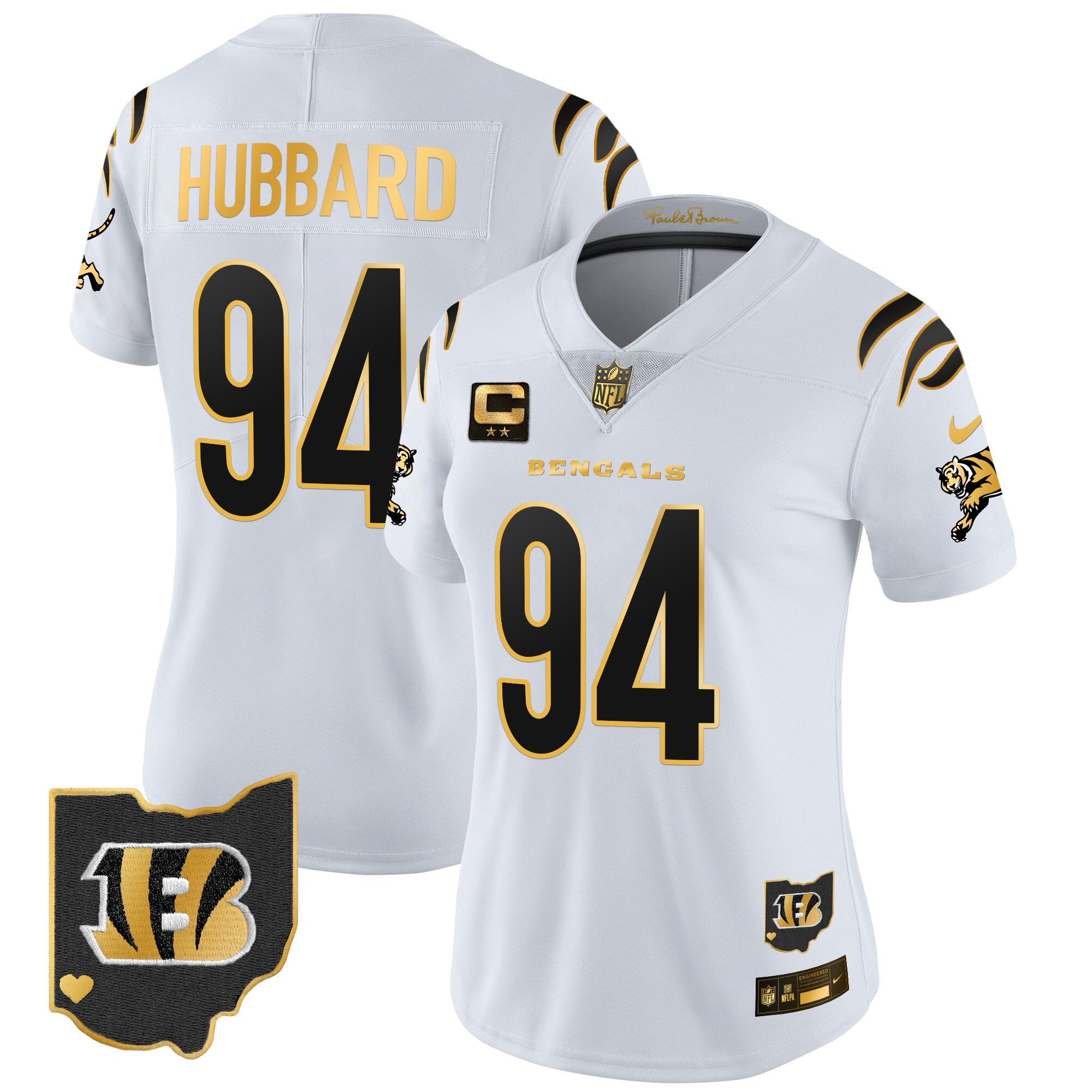 Women's Bengals 2024 Gold Vapor Limited Jersey - All Stitched - Image 10