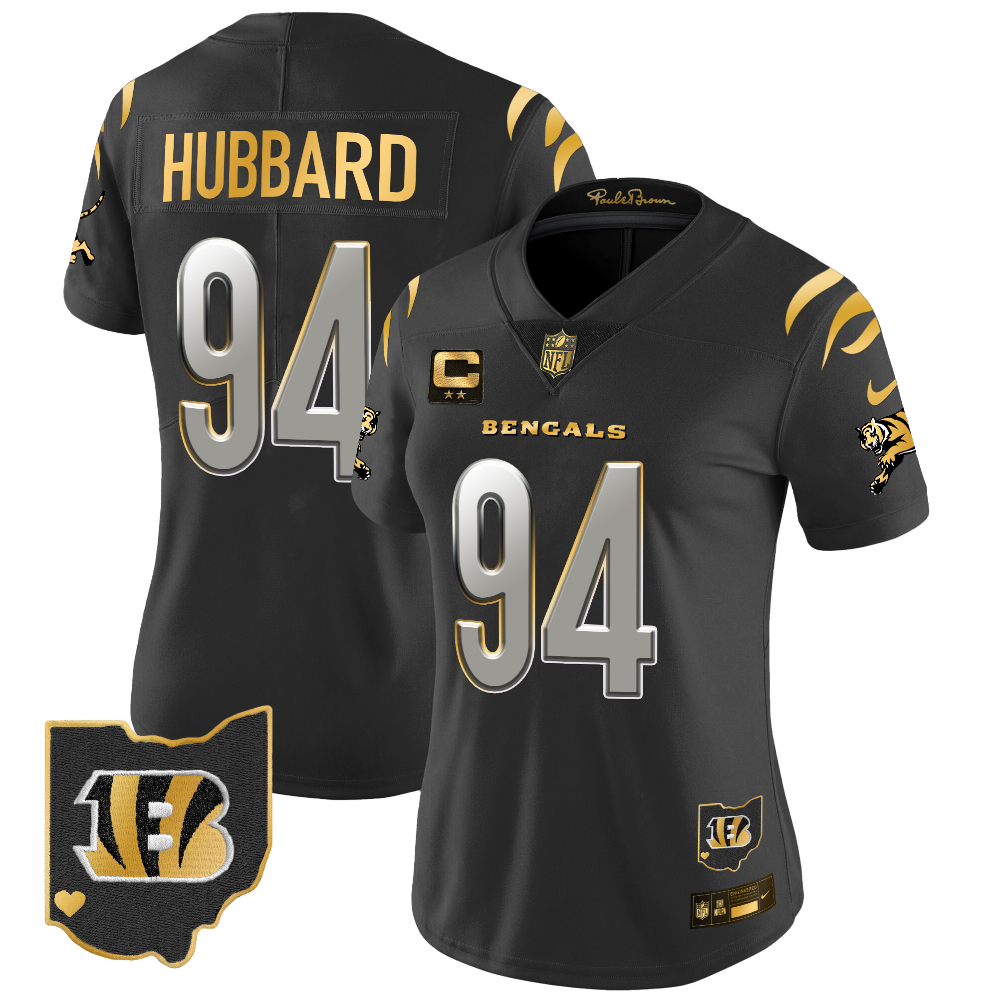 Women's Bengals 2024 Gold Vapor Limited Jersey - All Stitched - Image 24