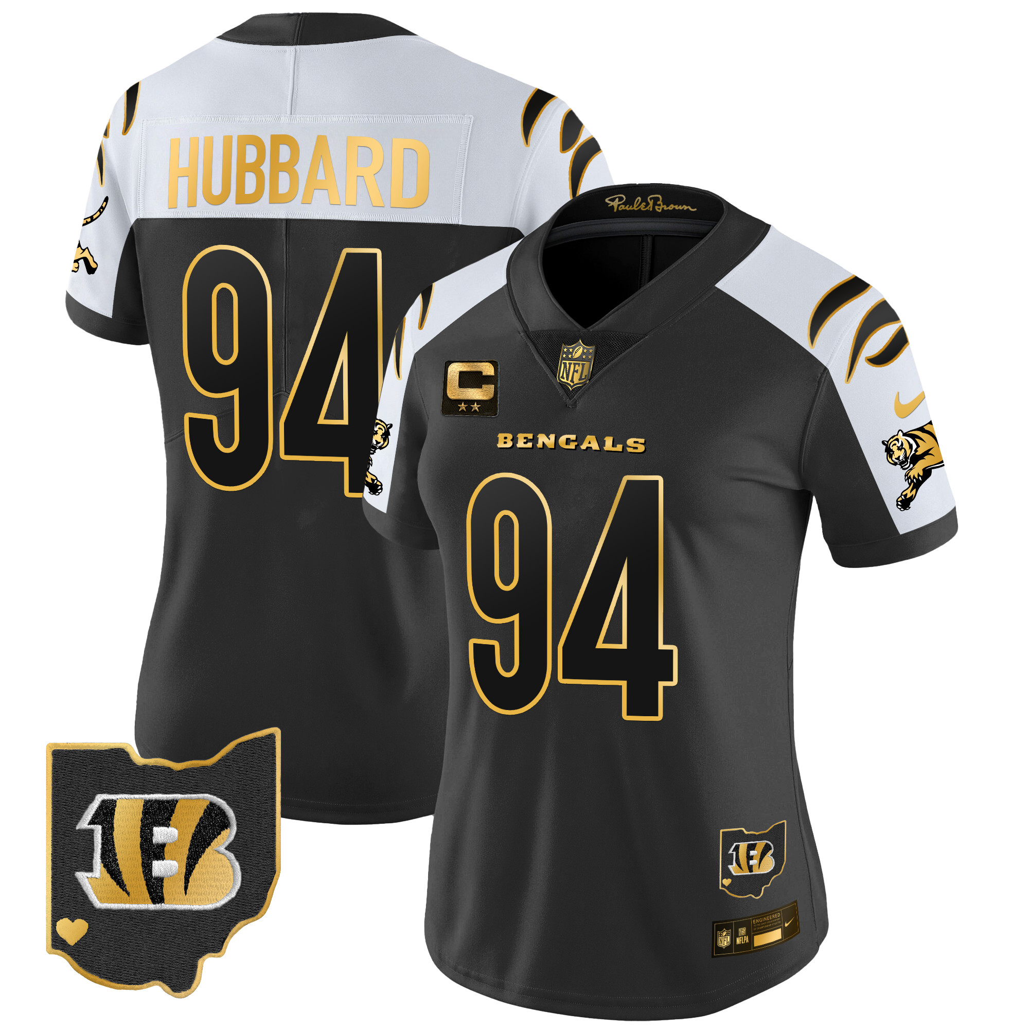 Women's Bengals 2024 Gold Vapor Limited Jersey - All Stitched - Image 3