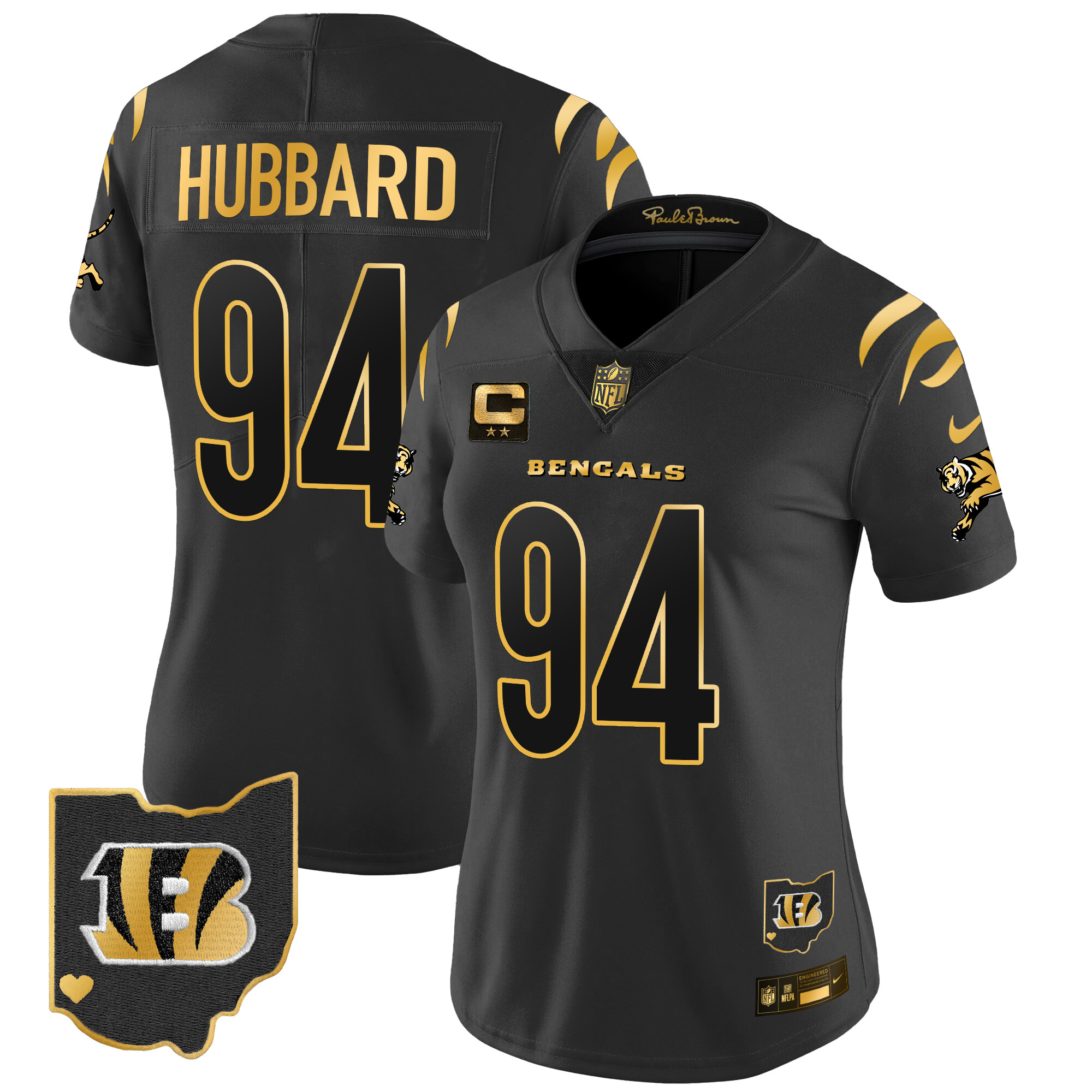 Women's Bengals 2024 Gold Vapor Limited Jersey - All Stitched - Image 17