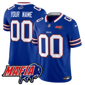 Buffalo Bills 2025 Bills Mafia Patch Vapor Limited Custom Jersey - All Stitched