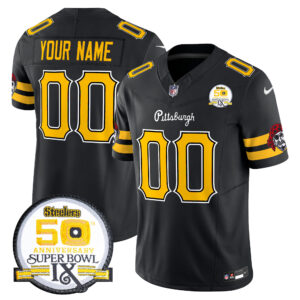 Pittsburgh Steelers 2024 Vapor Limited Custom Jersey - All Stitched