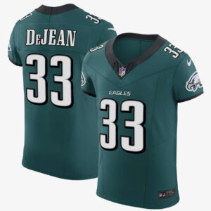 Cooper DeJean #33 Philadelphia Eagles Midnight Green Elite Jersey - All Stitched