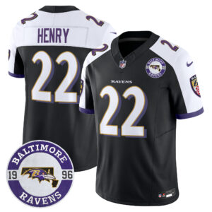 Men's Ravens 2024 Vapor Limited Jersey - Est. 1996 Patch - All Stitched
