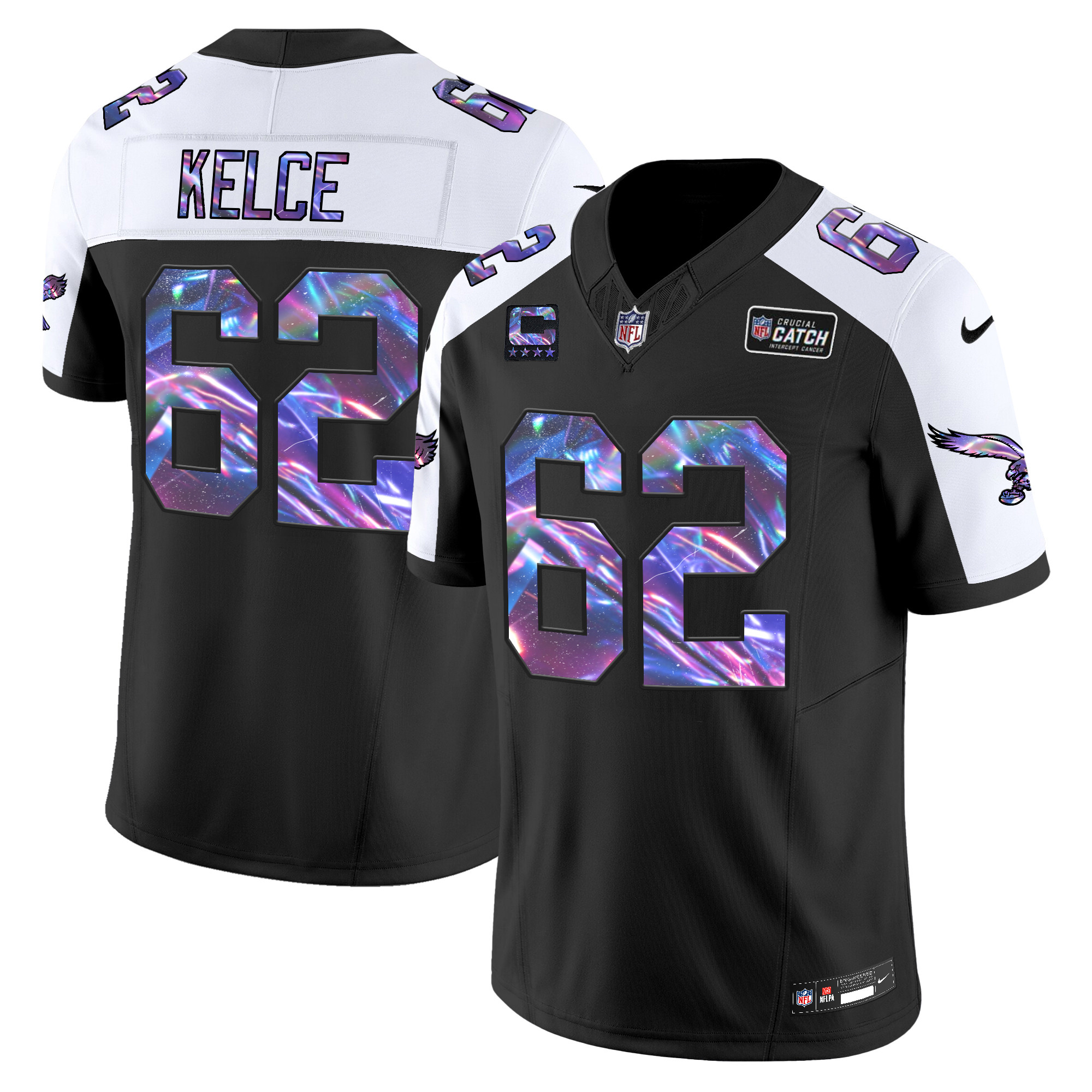 Men's Eagles 2024 Crucial Catch Vapor Limited Jersey - All Stitched - Image 11