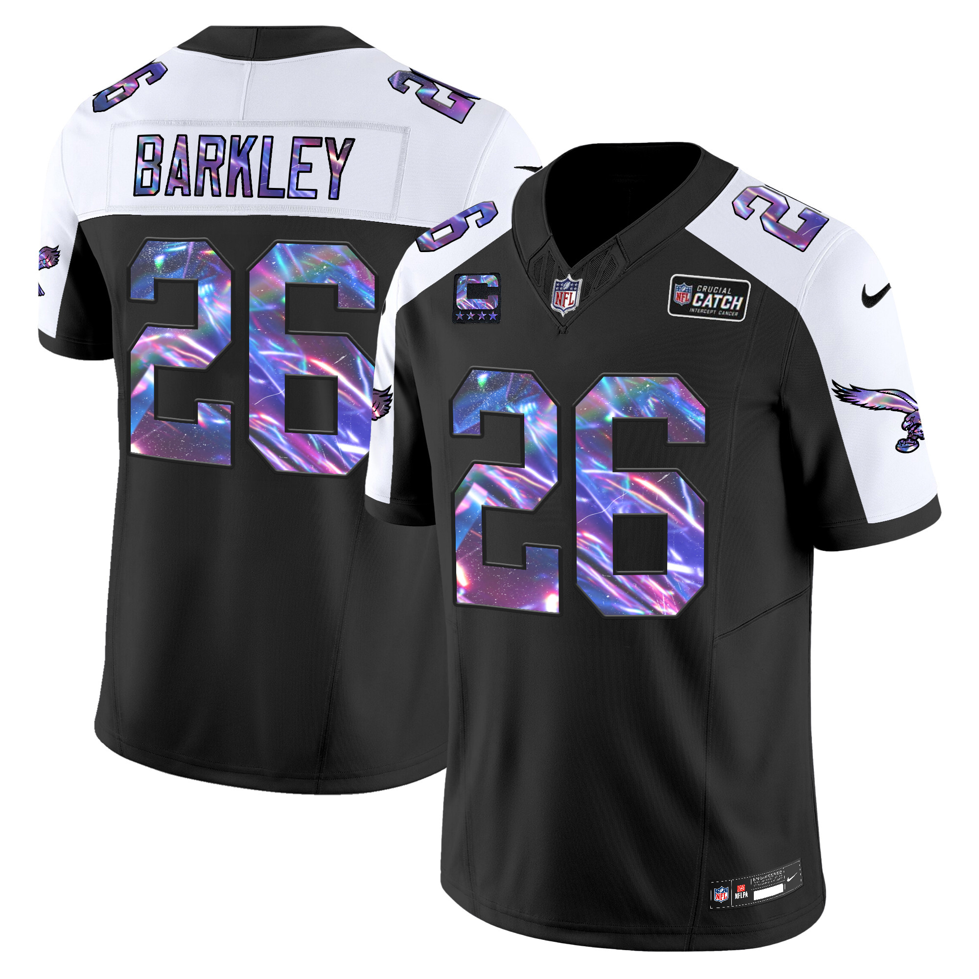Men's Eagles 2024 Crucial Catch Vapor Limited Jersey - All Stitched - Image 7